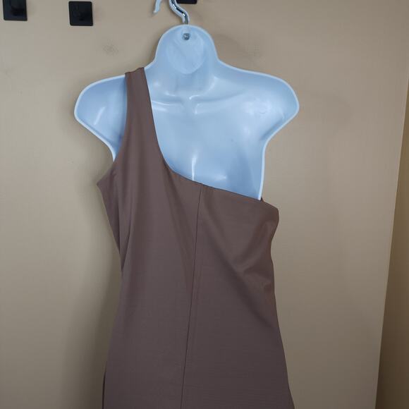 Skims All-In-One One Shoulder Bodysuit Catsuit in Umber Size 3X - Picture 7 of 8